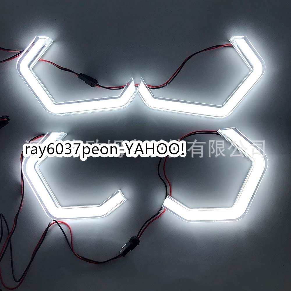 BMW E90 E92用 M3/M4風 水晶3Dエンジェルアイ 高輝度LED 多角形イカリング ドレスアップに最適