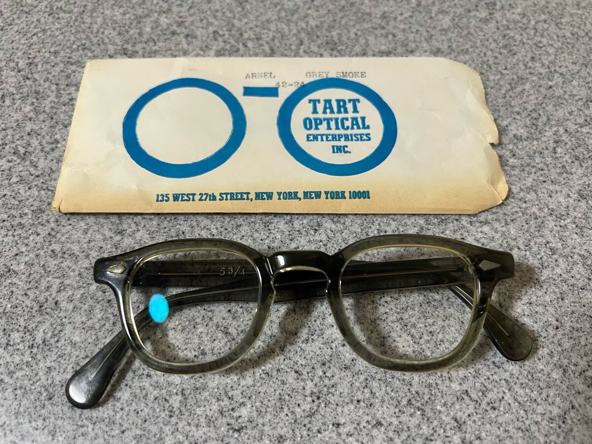 1950s-1960s オリジナルTART OPTICAL ARNEL GRAY SMOKE SIZE 42/24タートオプティカル アーネル グレースモーク