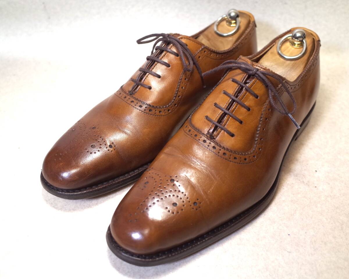 【送料無料】4968■Allen Edmonds/アレンエドモンズ/Cornwallis■USA製メダリオントゥ/ホールカット/グッドイヤーウエルト/27cm■