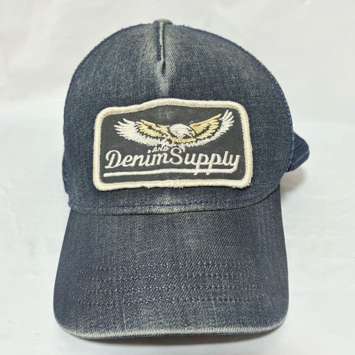 Denim Supply ラルフローレン メッシュキャップ　デニム風　帽子　メンズ　レディース　古着
