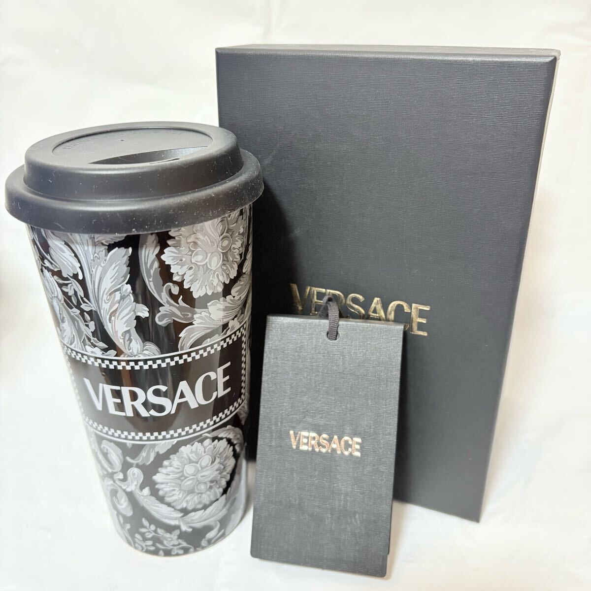 VERSACE ヴェルサーチ　タンブラー　良品　箱付き