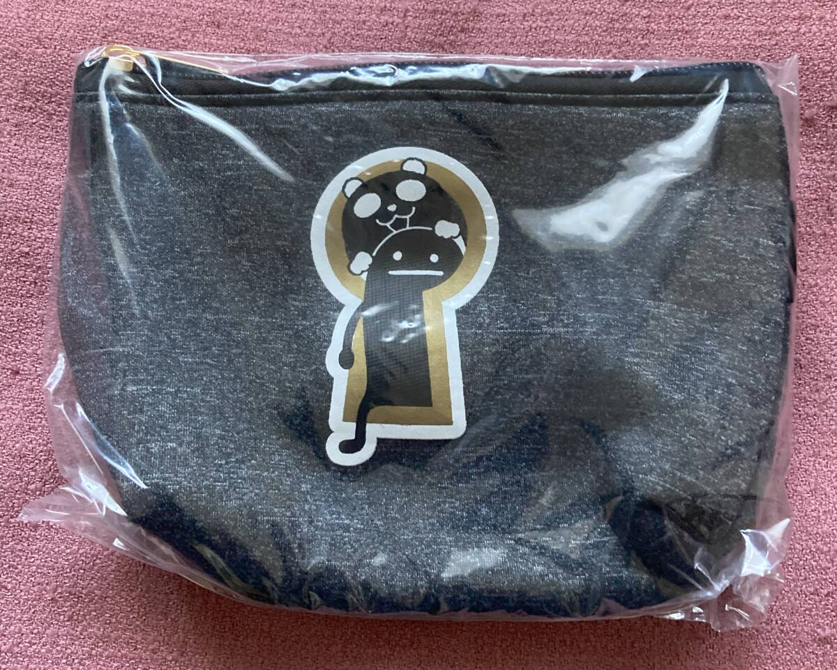 ★☆新品非売品イオン ブラックフライデー グラニフgraniphコラボ スウェットポーチ ビューティフルシャドー×ブラックパンダ送料140円可