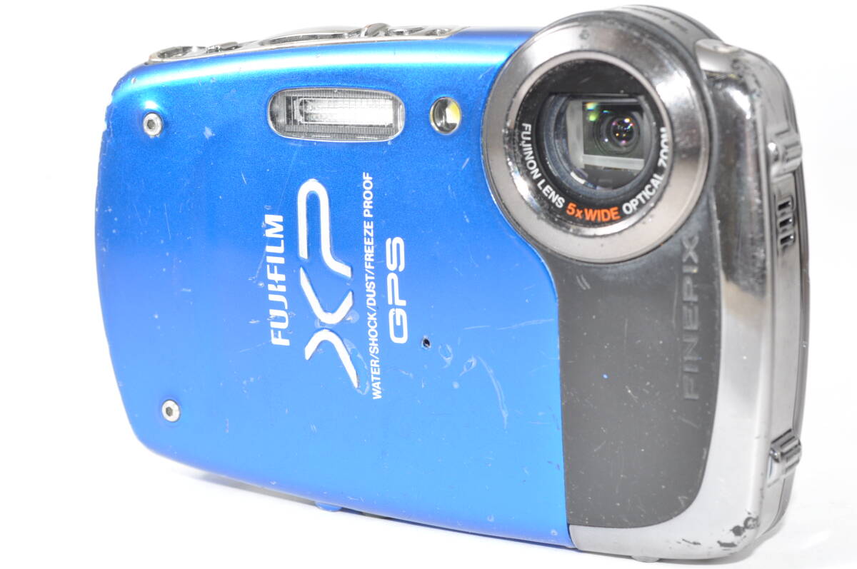 現状品 フジフィルム FUJIFILM FinePix XP90 ブルー ♯A6552