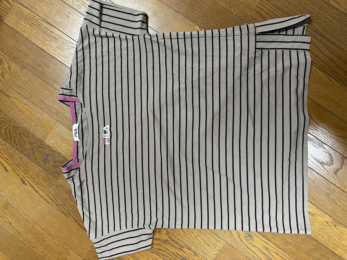 夏服 シャツＦＩＬＡ　L レディースファッション トップス 　FILA（フィラ）