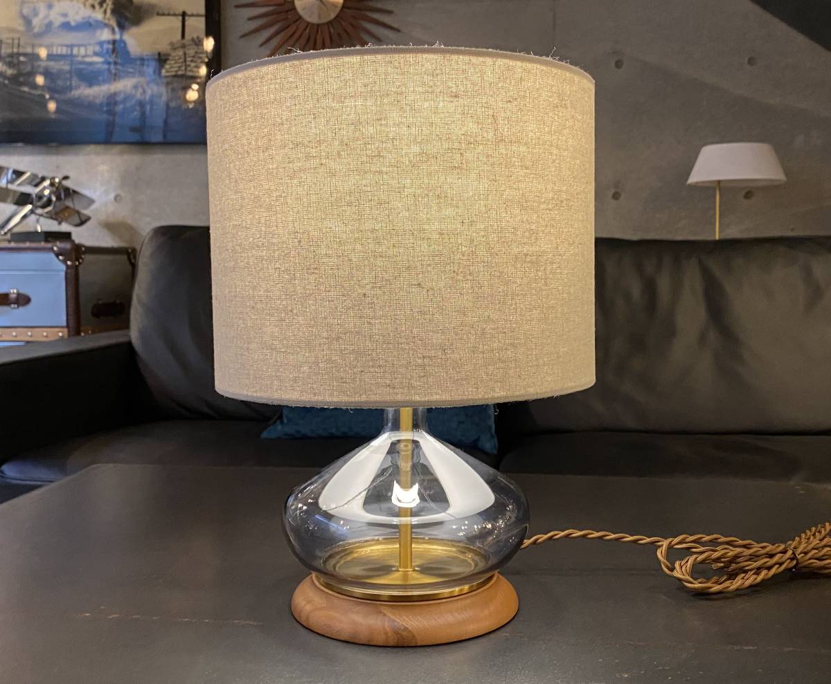 Lorenz-table-lamp(検索,midcentury,ミッドセンチュリー,イームズ,ビンテージ,50's,60's,ガラス,バブルガラス,北欧,コースタル,ヒーリング-