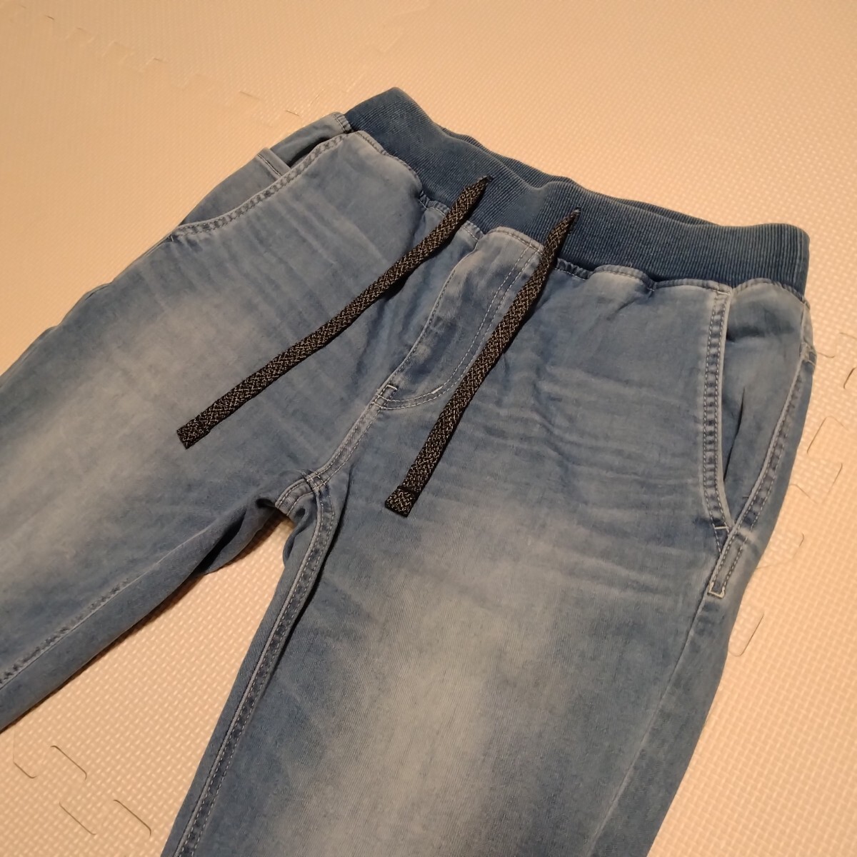 AZUL BY MOUSSY イージーパンツ ストレッチ ジーンズ デニム ジーパン アズールバイマウジー ブルー M