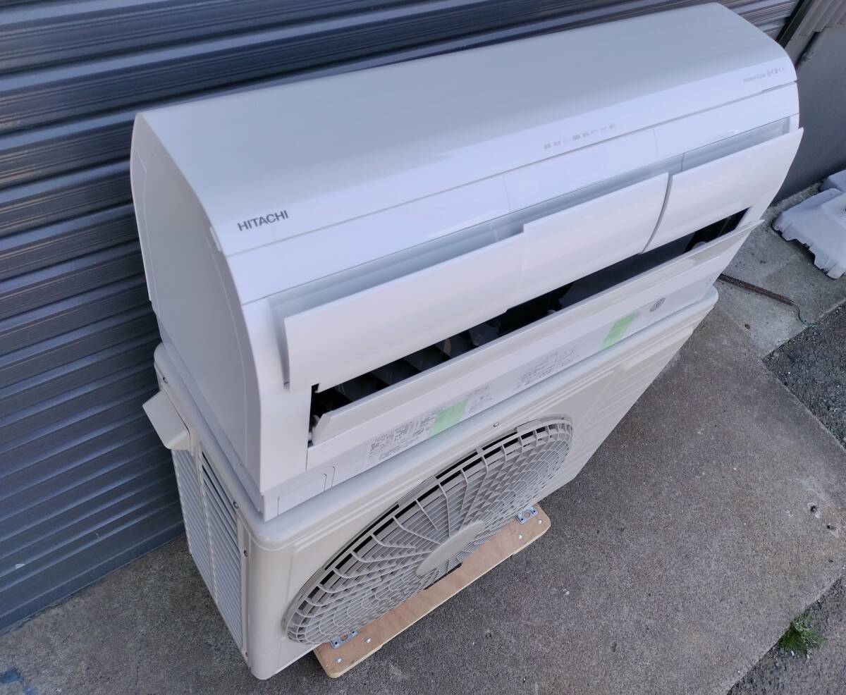 306 使用わずか★美品・禁煙【愛知近郊・取付可】参考価格266.800円 2024年製 日立 ～23畳 エアコン プラズマ空清 5.6kW 200V RAS-JT56R2E4