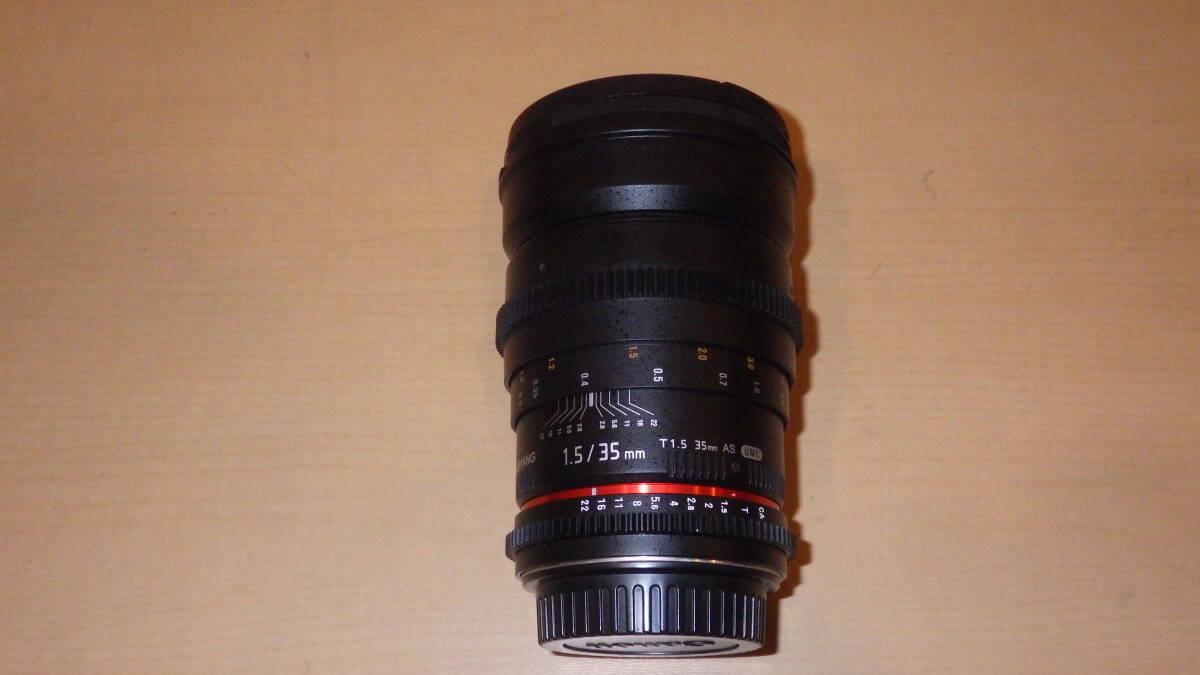 【Cine Lens】T1.5 35mm AS UMC CanonEF / SAMYANG