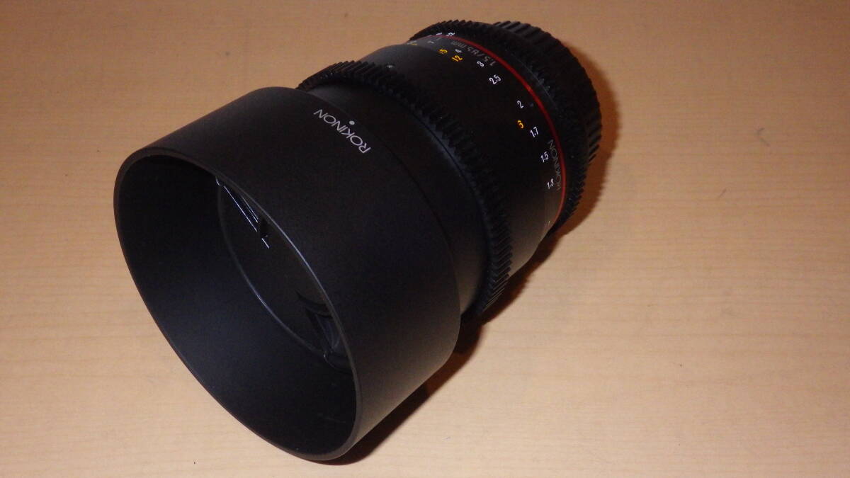 【Cine Lens】T1.5 85mm AS IF UMC Canon EF/ ROKINON