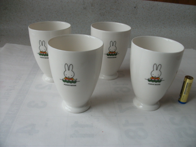 即決　非売品 希少 レア 当時物 1981　あさひバンク　ミフイー　カップ　陶器　 昭和レトロ ビンテージ