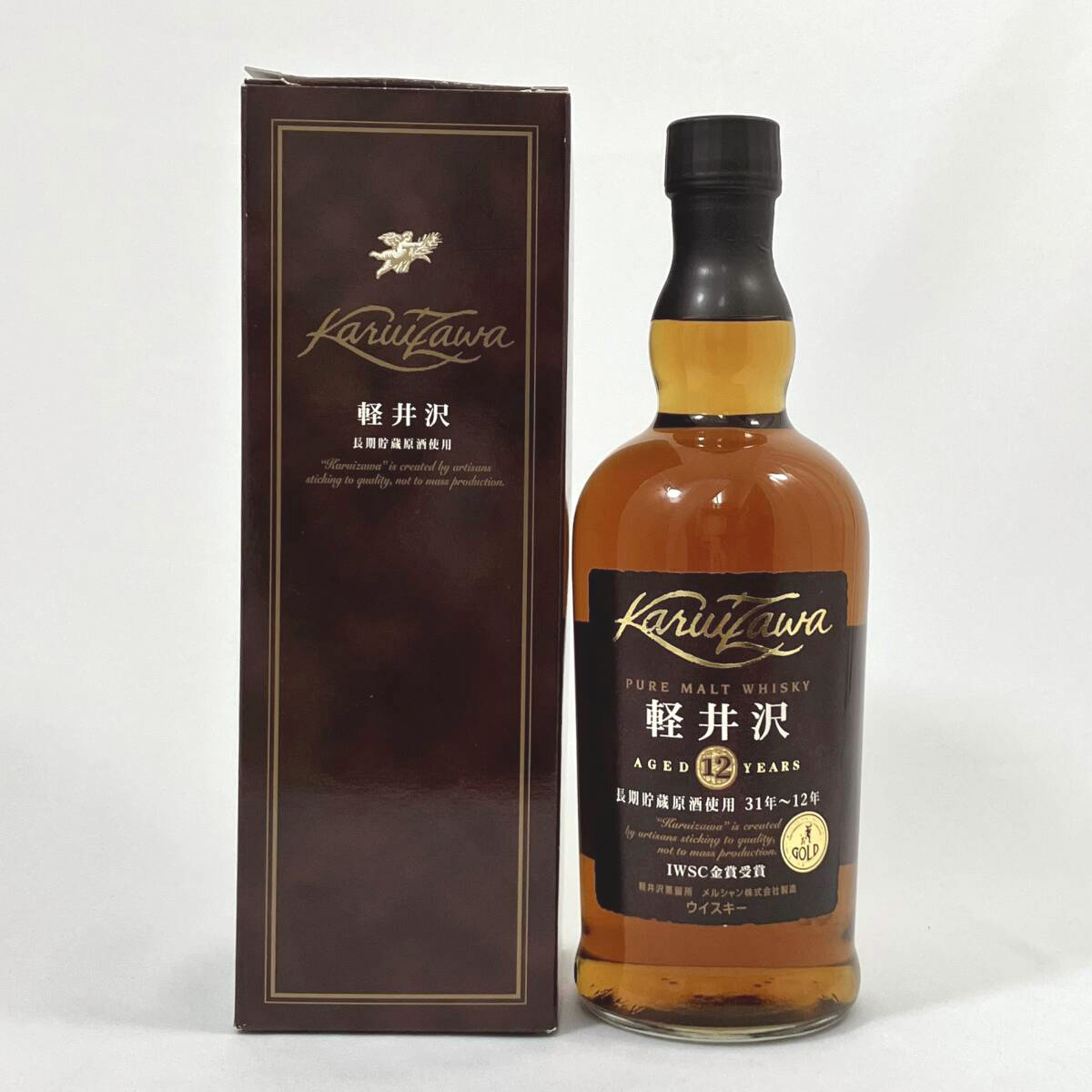 【東京都内発送限定】メルシャン 軽井沢 12年 長期貯蔵原酒使用 31年～12年 箱付 700ml 40％ ピュアモルト ウイスキー 未開栓 古酒