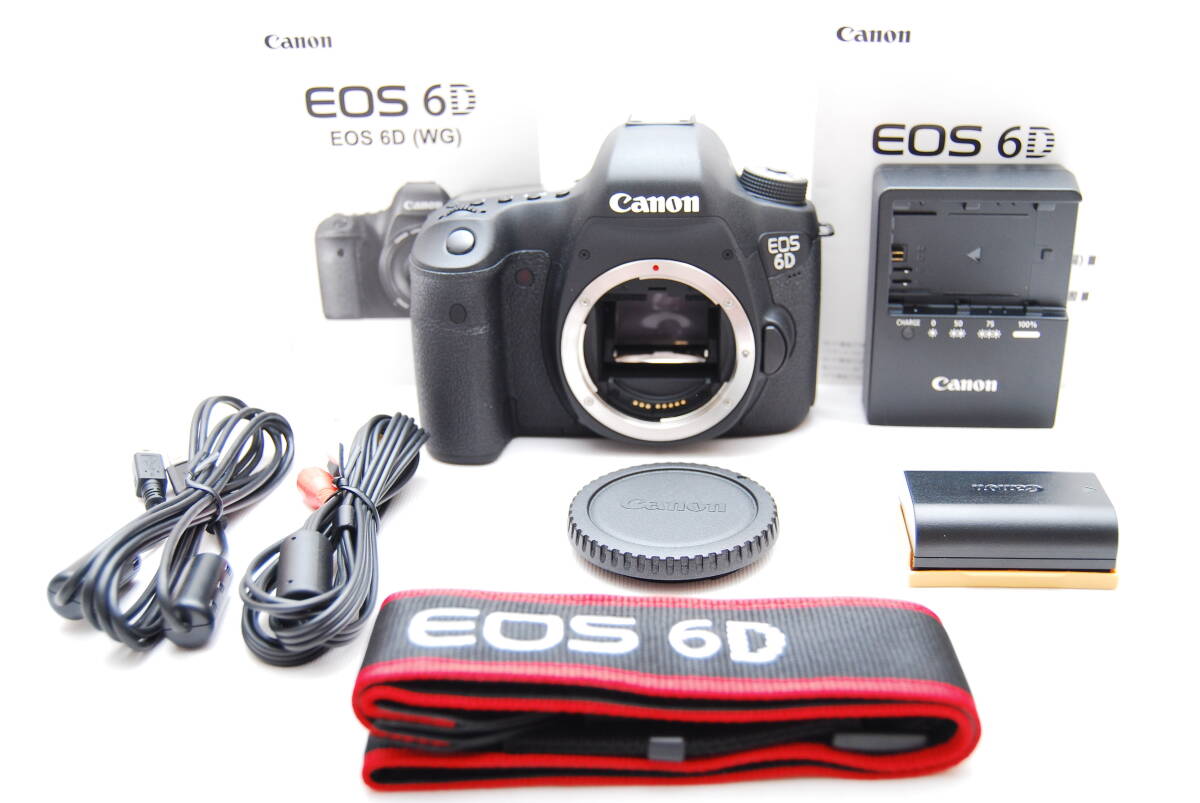 ★希少　ショット数３８７回　Canon EOS 6Dボディ EOS6D　キャノン★