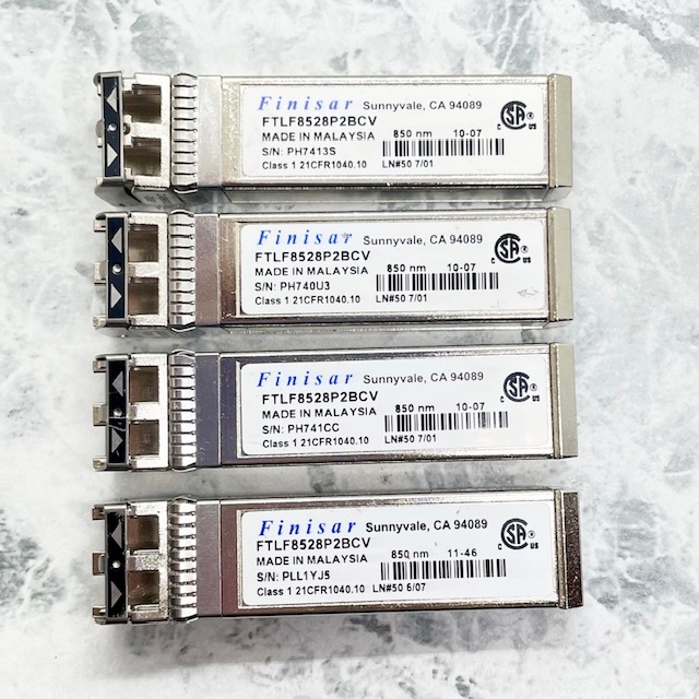 4795//Finisar FTLF8528P2BCV モジュール 4個セット 動作品