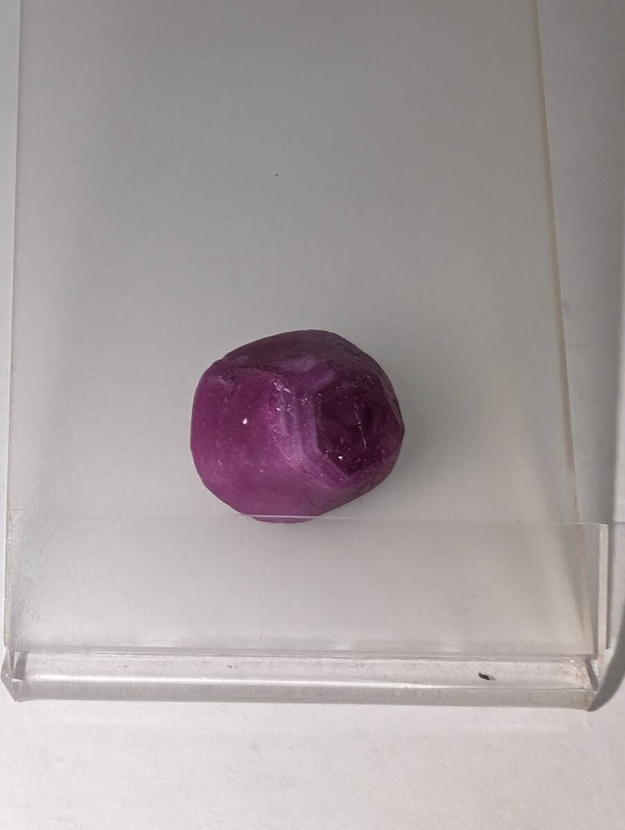 お得！税込価格 天然パープル バイオレット ルビー サファイア 原石 ルース 12.775ct 鑑別ソーティング付 宅急便送料110円　 　