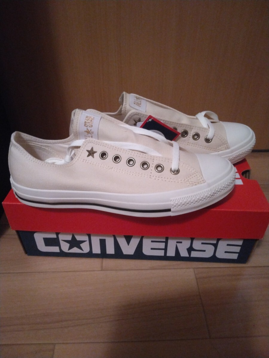 新品 CONVERSE/コンバース ALL STAR AG SLIP HI ECRU 27.0センチ オールスター