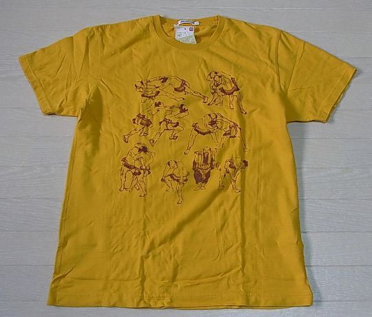 未使用タグ付き　UNICLO 葛飾北斎 相撲柄 Tシャツ