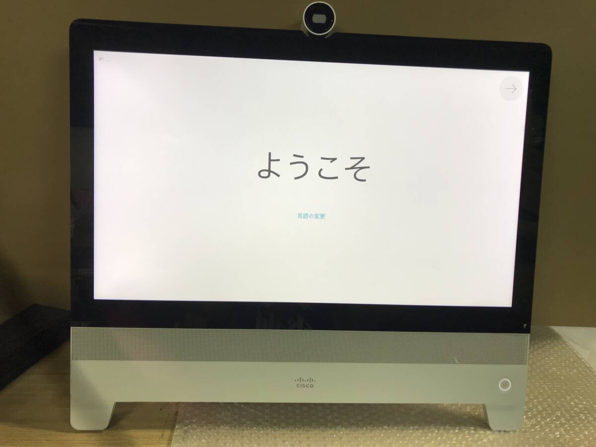 ★中古品 動作確認済 CISCO Webex DX80 23インチ ディスプレイ一体型 テレビ会議システム カメラ、タッチ対応★