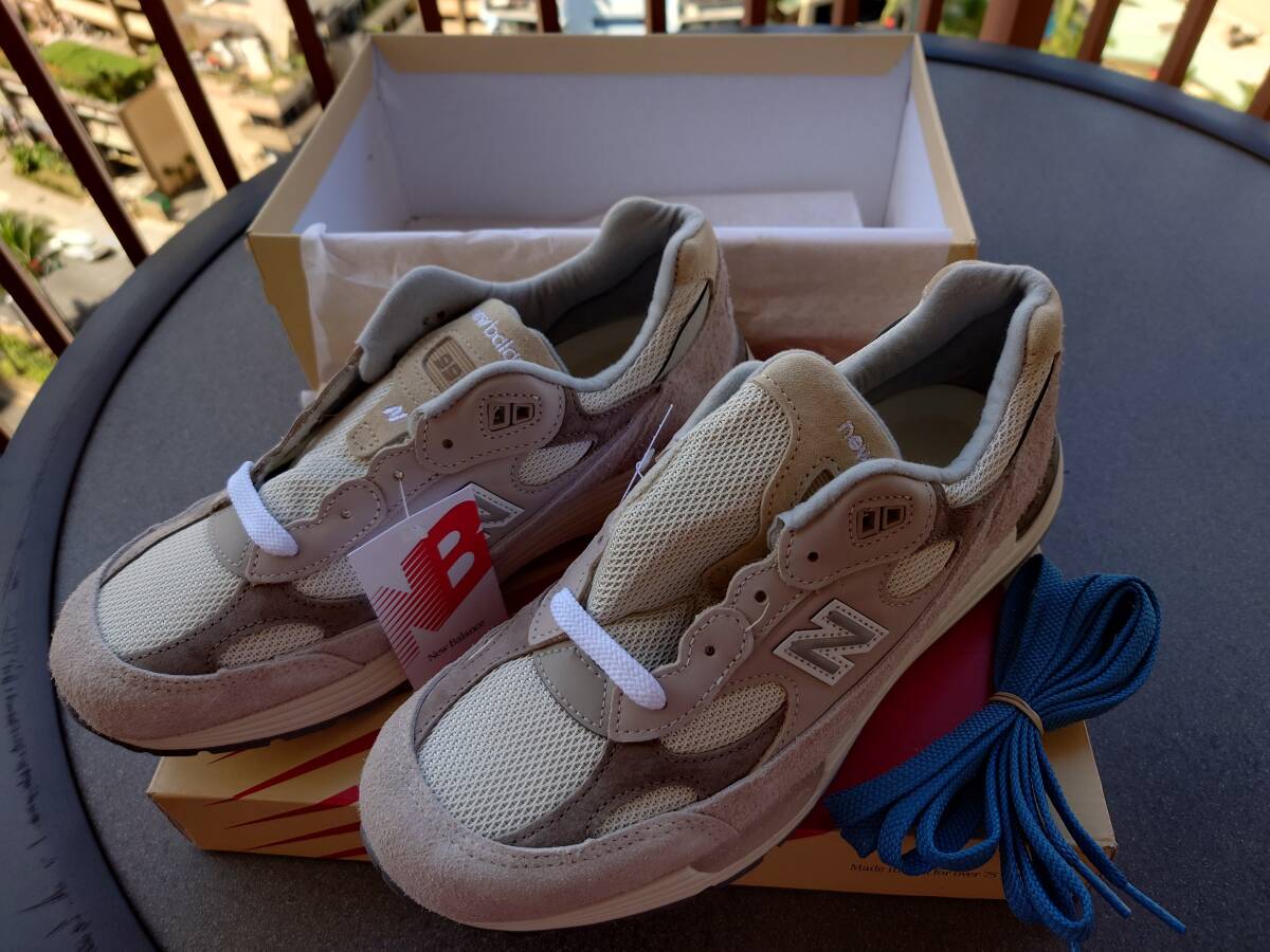 ☆日本未発売 ニューバランス New Balance U992MM 992 ムーンロックマッシュルーム JP26,5 US8,5 UK8 UE42 made in USA アメリカ製☆