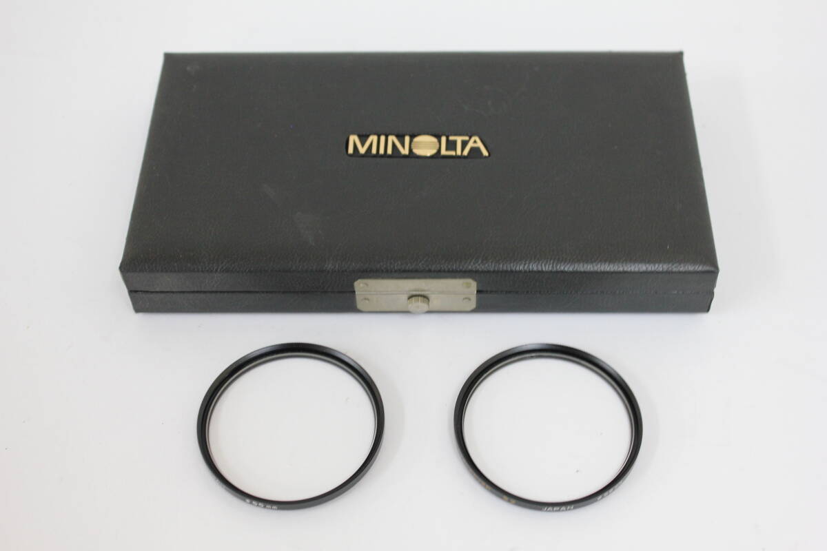 【返品保証】 ミノルタ Minolta AC Portrayer S1 + S2 55mm フィルターセット M5545