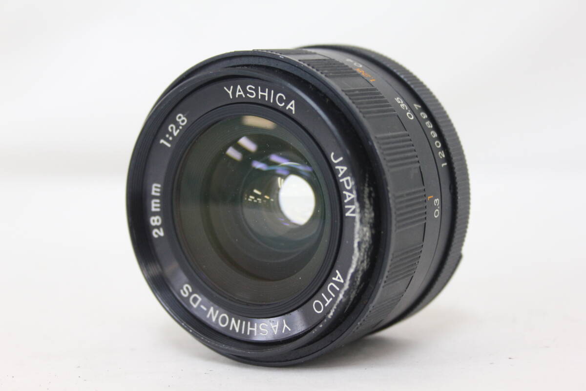 【返品保証】 ヤシカ Yashica Auto Yashinon-DS 28mm F2.8 M42マウント レンズ e166