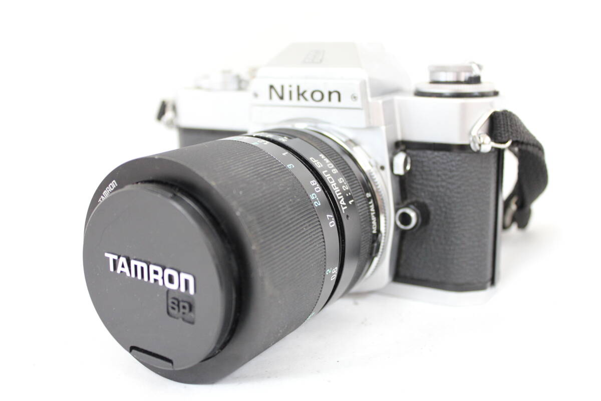【返品保証】 ニコン Nikon EL2 Tamron SP 90mm F2.5 Tele Macro ニコン Aiマウント ボディレンズセット M6123