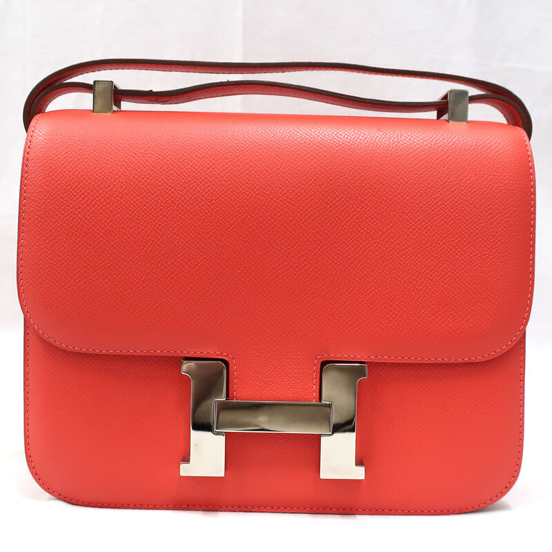【美品】HERMES／エルメス　コンスタンス3 24　ヴォーエプソン　ローズジャイプール　□P刻印　ショルダーバッグ　700030053