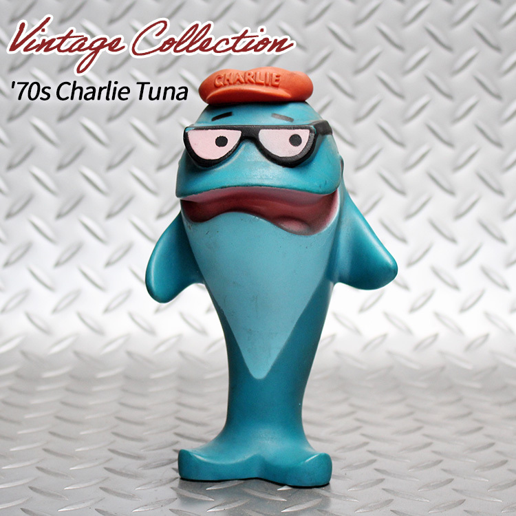 ヴィンテージドール チャーリーツナ Charlie ソフビドール 70年代 高さ18.5cm レア カンパニーキャラクタ デッドス