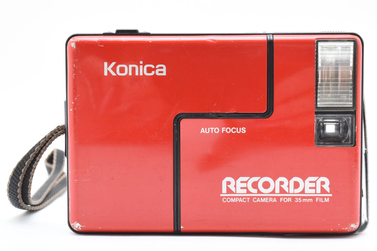 KONICA RECORDER HEXANON 24mm F4 RED コニカ レコーダー【現状品】＃2449190