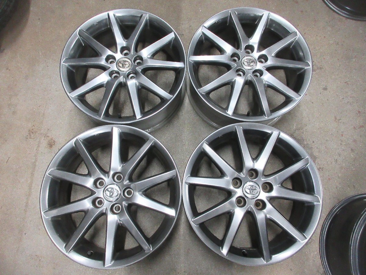 (R07/04/25) ■18インチ 純正アルミホイール / トヨタ 50 エスティマ / 18X7J+51 / 5H PCD114.3 / 4本 / 中古