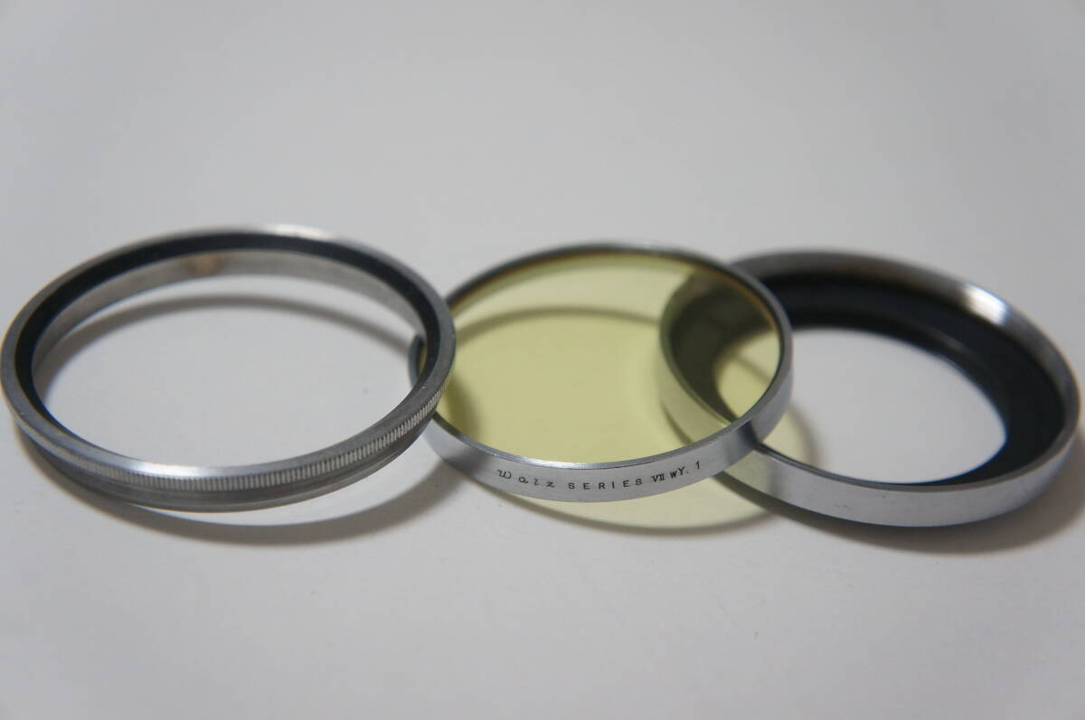 [43mm ねじ込み式] 日本製 シリーズ7用フィルターホルダー 実用Y1フィルター付 アダプター SERIE SERIES VII [F5958]