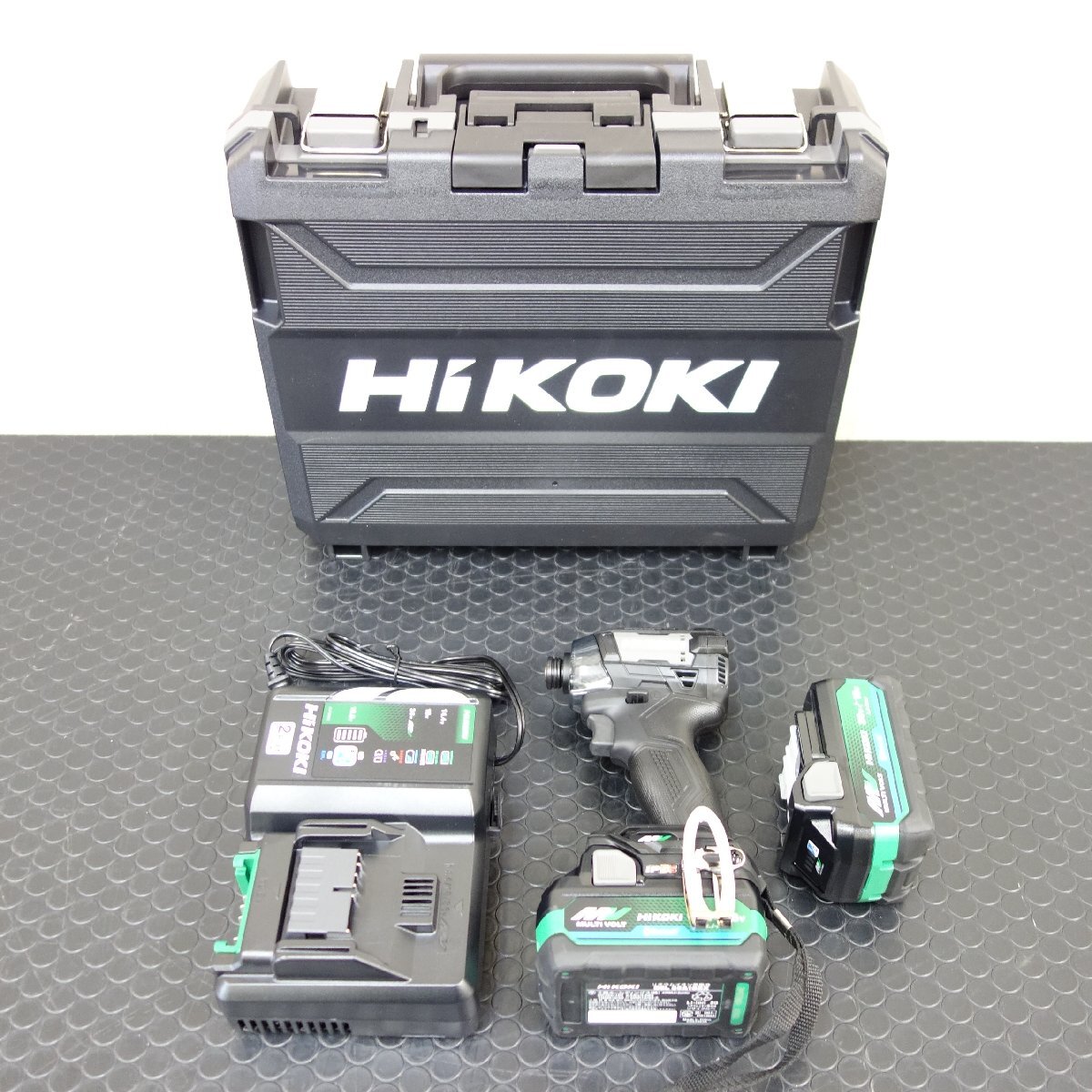 《新品/B》 HiKOKI WH36DD(2XHBSZ) コードレスインパクトドライバ バッテリ×2 充電器 ケース付 【 新品 / 未使用品 】(C4A)