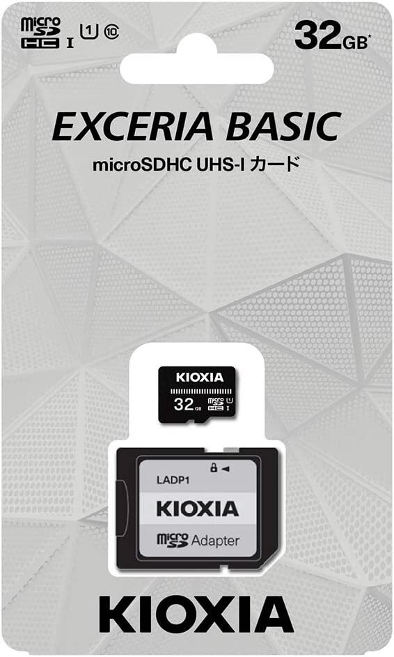 32GB microSDHCカード キオクシア KIOXIAマイクロSDHCカード 32GB Class10 UHS-I U1 KCA-MC032GS フルHD録画EXCERIA BASIC