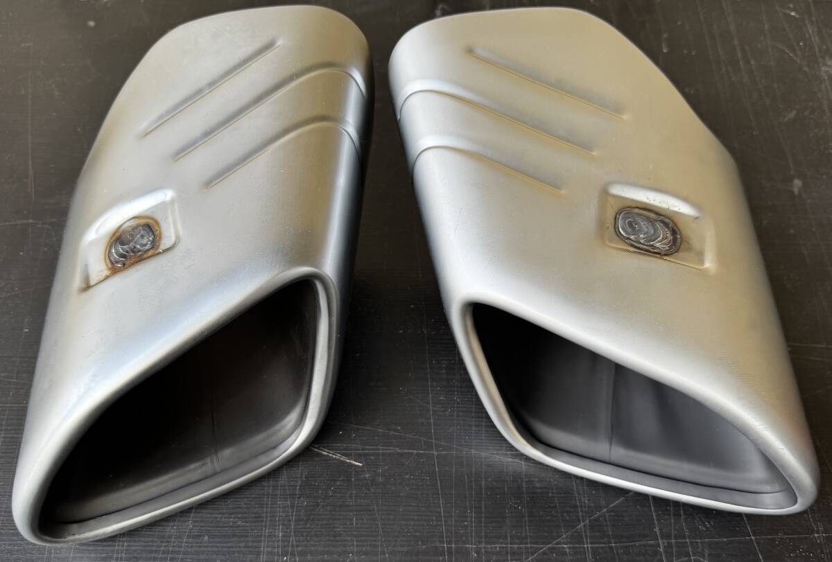 マクラーレン用 マフラーチップ 左右 Mclaren 570s Chrome A0004901641 排気口カバー