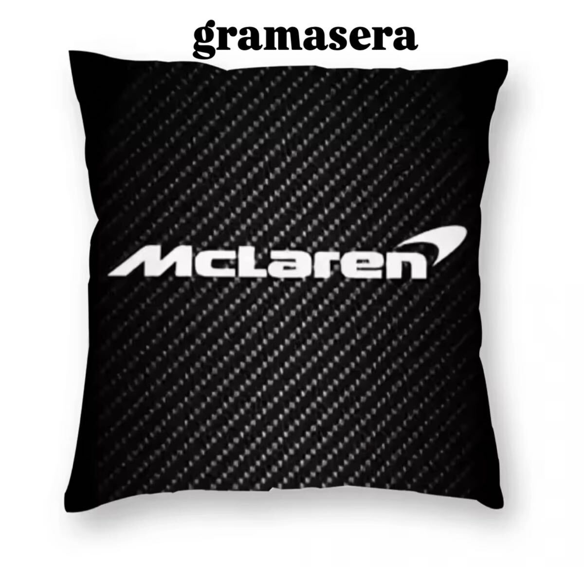 ★レア★マクラーレン　McLaren クッション 高品質　ロゴクッション　黒