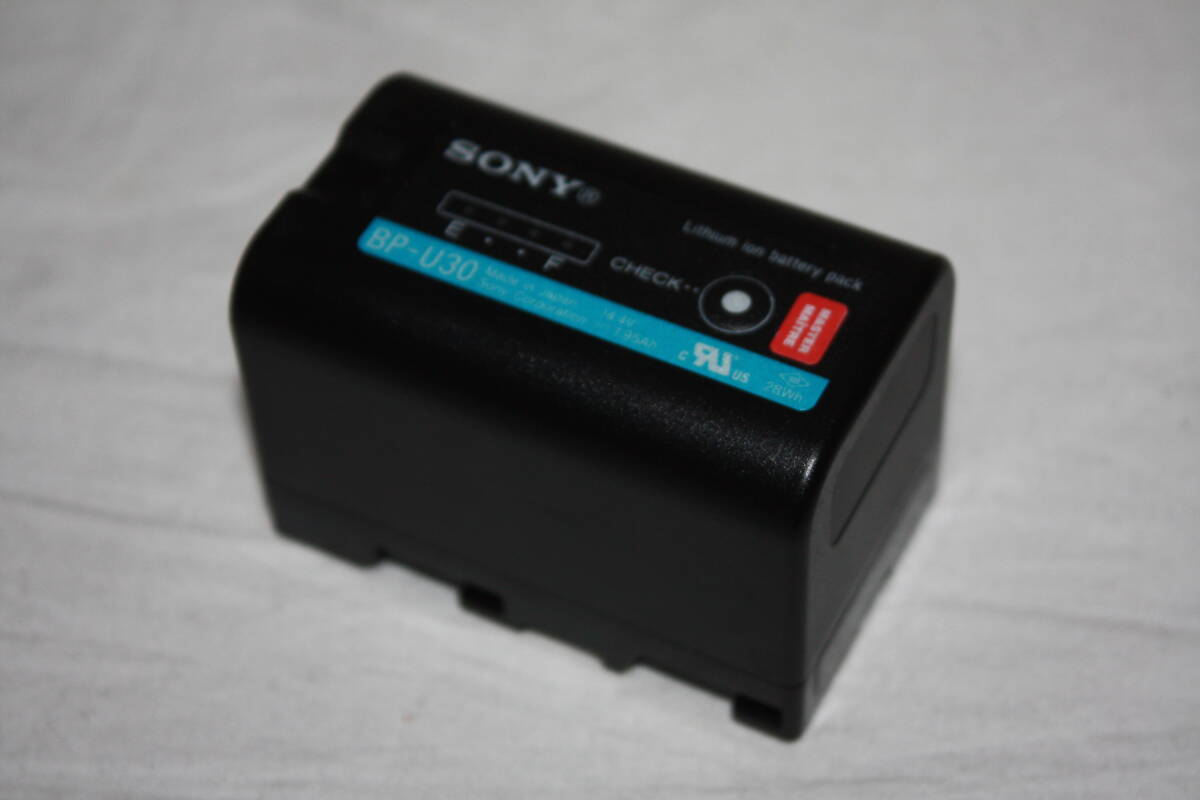 SONY 純正品　BP-U30　ビデオバッテリー （検索：PXW-、PMW-、BP-U60、BP-U90、EX1R、HVR-、Panasonic、AG-HPX、AJ-PX）