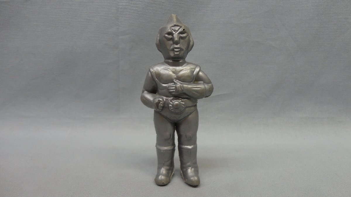 無版権 ポリ製 スペクトルマン パチ ポリ人形 駄菓子屋玩具 宇宙猿人ゴリ対スペクトルマン