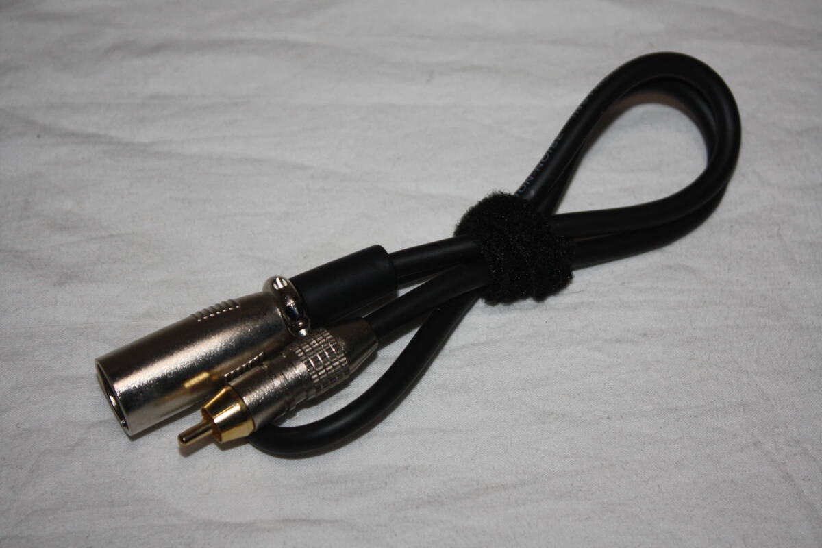 送料無料！　マイク変換ケーブル　キャノンプラグオス→ピンプラグオス 新品未使用　 (検索：SONY、PXW-、Panasonic、AG-AC) ①