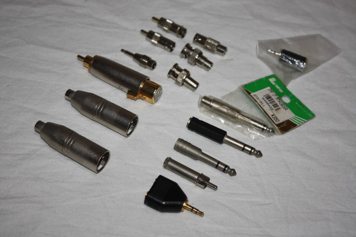 送料無料！　変換プラグ色々（全15個）新品未使用　 (検索：SONY、PXW-、Panasonic、AG-AC)