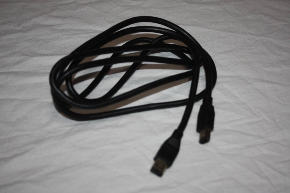 送料無料！　アイリンクケーブル 6ピン←→6ピン　約2メートル　美品　(検索：SONY、PXW-、HXR-、HVR-MRC1、i-LINK、AG-AC)