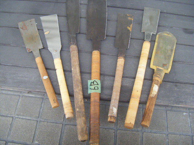 ６B★在銘　のこぎり　鋸　ノコギリ　７本　大工道具