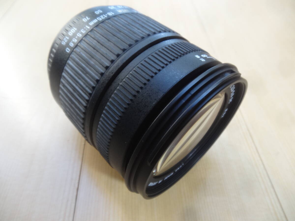 高倍率シグマ SIGMA DC ZOOM １8-125mm F３.5-5.6 ★MFレンズ　ニコン用
