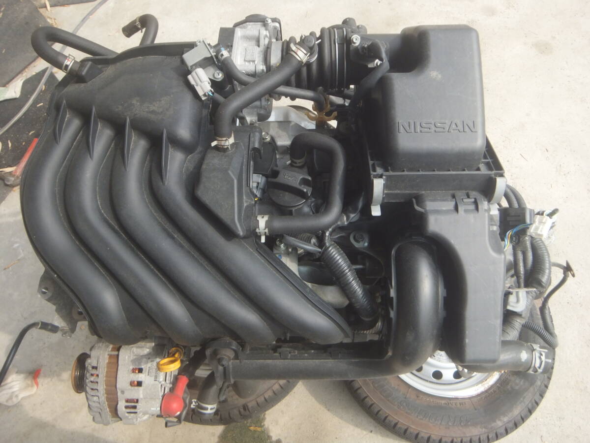(R3年　マーチ　K13改　ニスモS)　エンジン ミッション セット　HR15 5MT