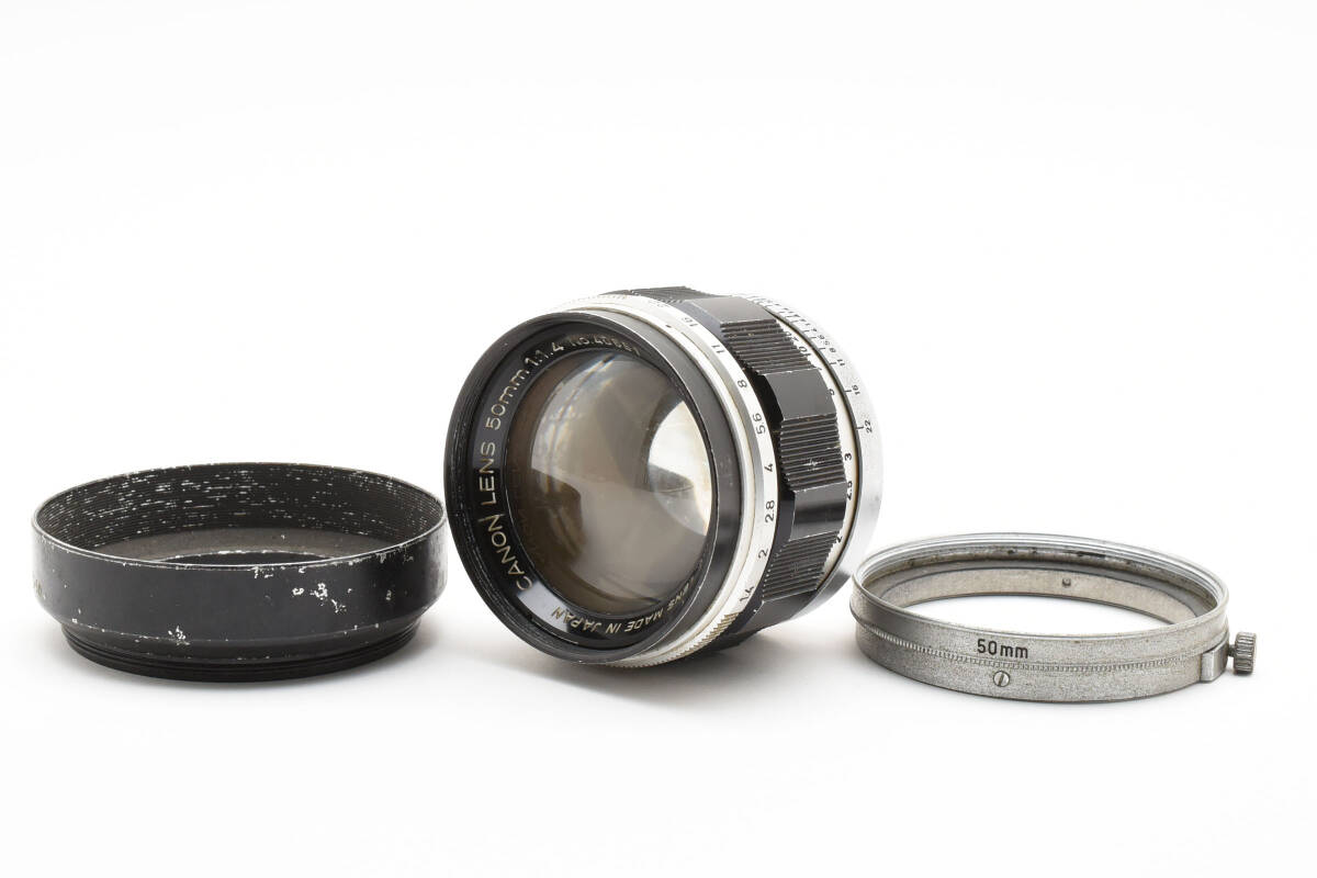 CANON LENS 50mm f1.4 Leica Lマウント キヤノン ライカ 単焦点 レンズ #3348