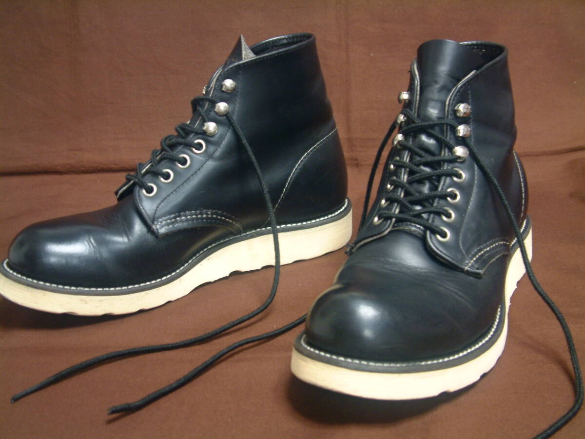 1998年生産 5 1/2D 8165 犬タグ Red Wing Shoes Irish Setter Boot Made in USA January 1998 プレーントゥ