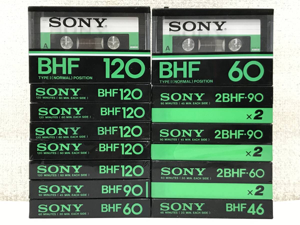◆◇チ084 未開封 カセットテープ SONY BHF/120 他 16本セット◇◆