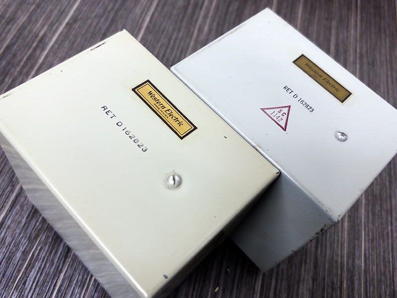 3R5666▲Western Electric D162823 RET チョークコイル チョークトランス 2個ペア ウエスタンエレクトリック▲0424