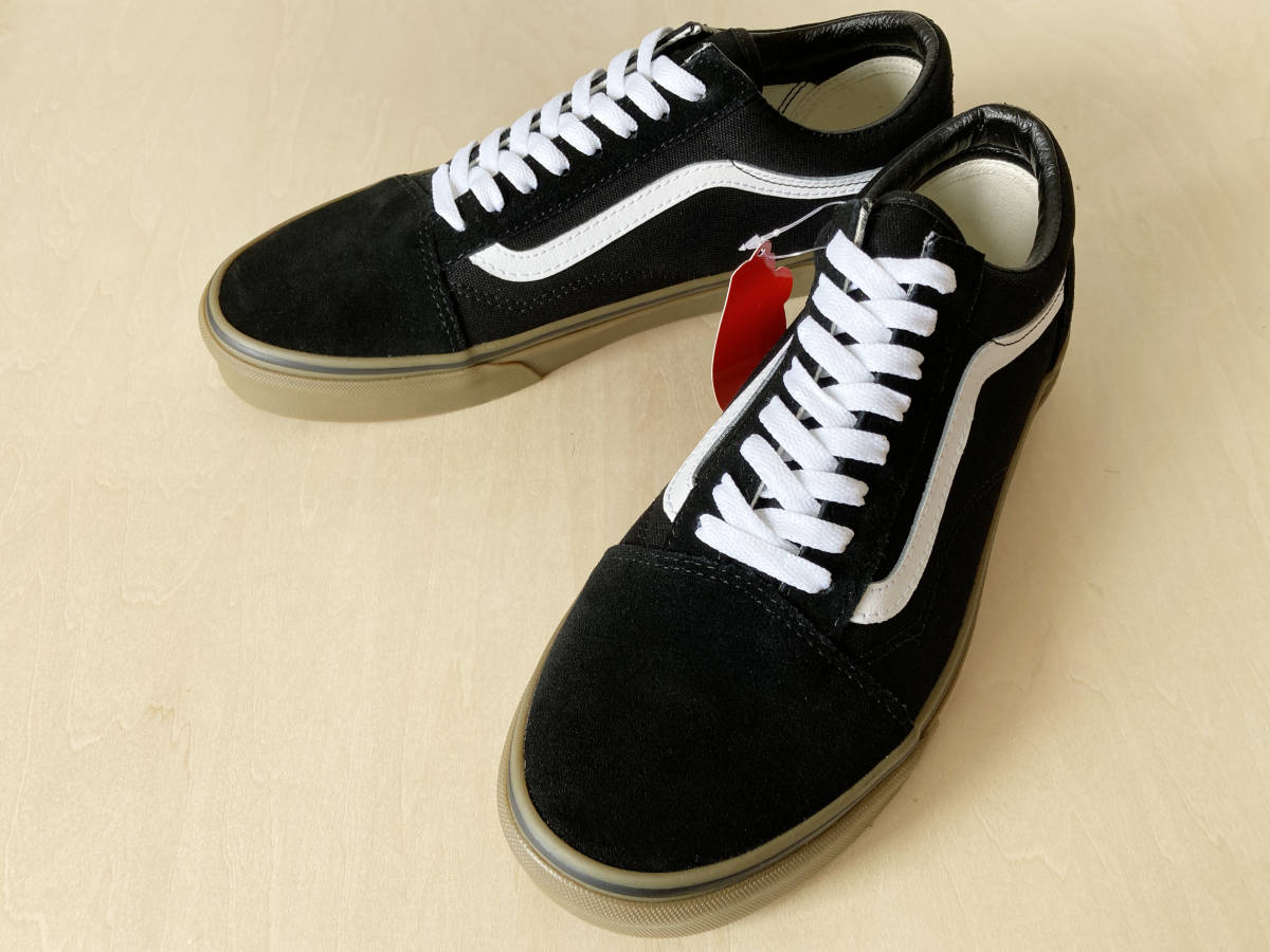 【ラスト1点】27cm ガムソール バンズ オールドスクール VANS OLD SKOOL BLACK/MEDIUM GUM US9/27cm VN0001R1GI6