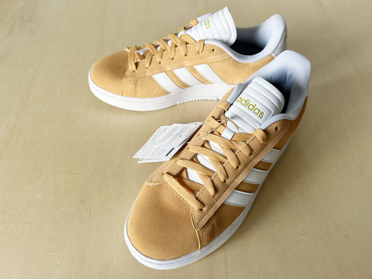 【特価】23.5cm オレンジ/白 アディダス グランドコート アルファ adidas GRAND COURT ALPHA M ORANGE/WHITE US5.5/23.5cm IE1463