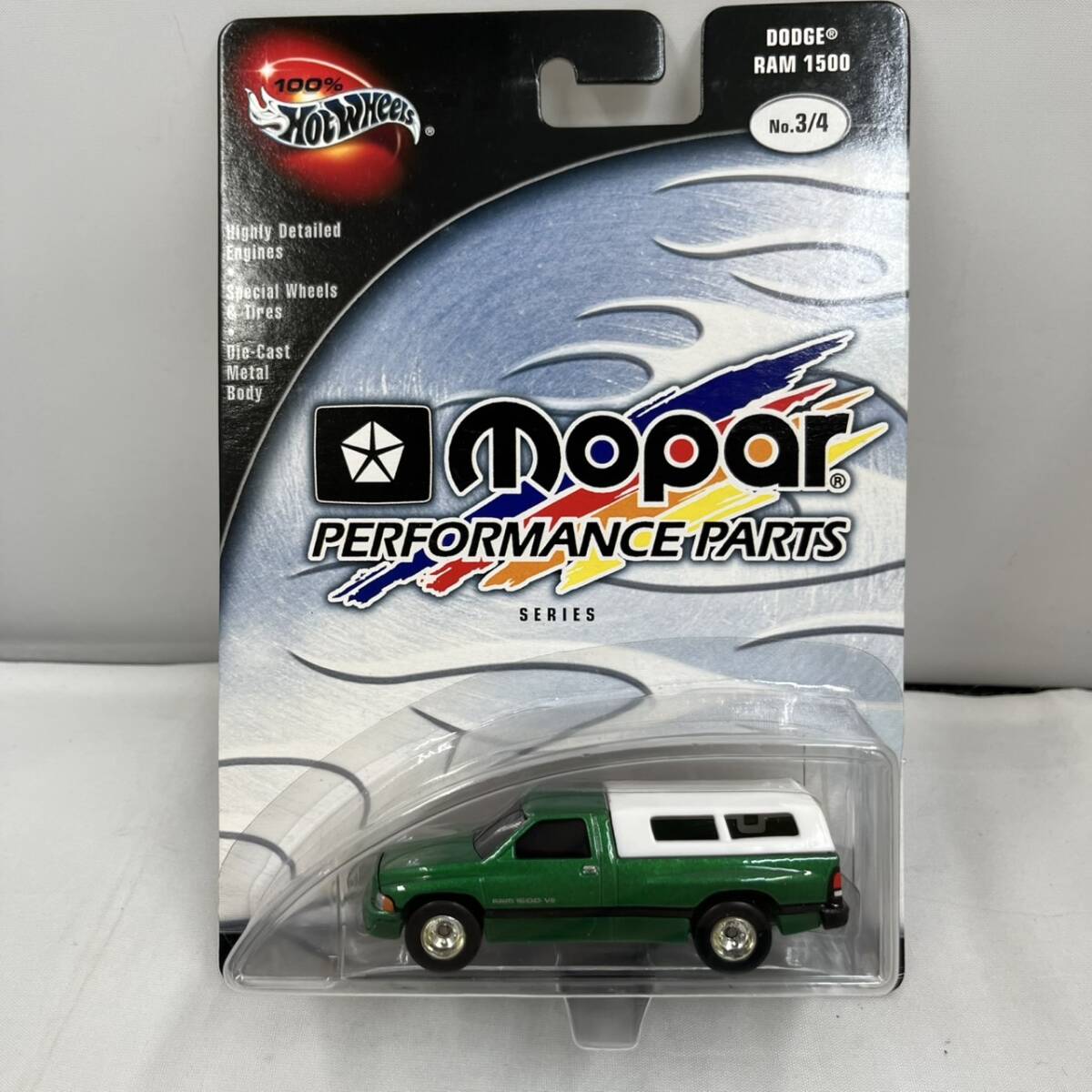 マテル 100% Hot WHeels MOPAR PERFORMANCE PARTS SERIES DODGE RAM 1500 ダッジ・ラム グリーン