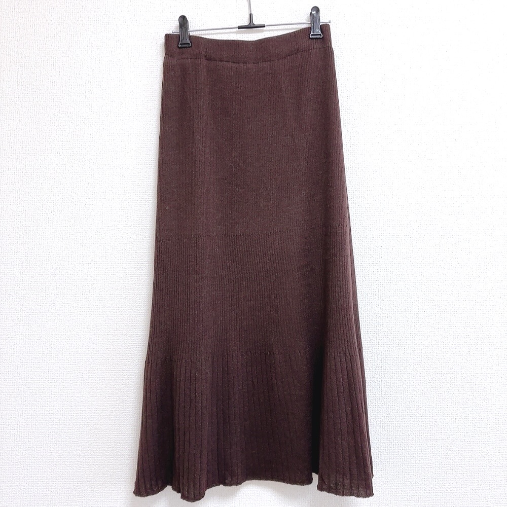 コーザノストラ COSA NOSTRA スカート ウエストゴム コーディロイ ブラウン 40サイズ 876628